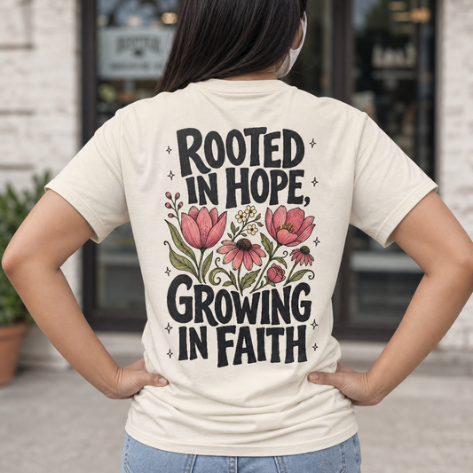 ROOTED IN HOPE TEE