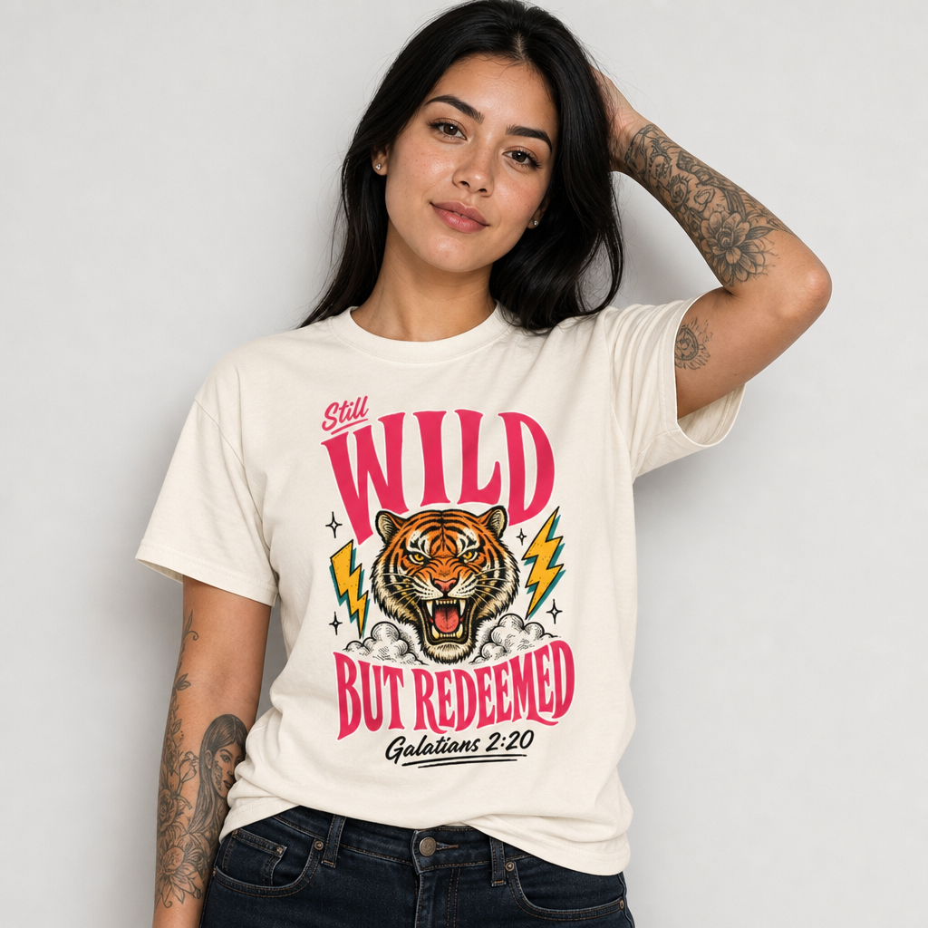 STILL WILD BUT REDEEMED TEE- GALATIANS 2:20