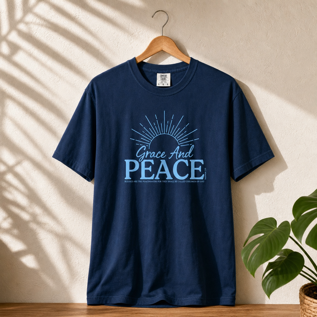 GRACE AND PEACE - MATTHEW 5:9 TEE