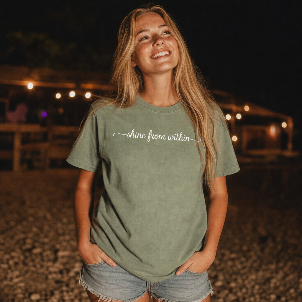 SHINE FROM WITHIN TEE
