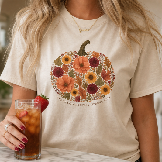 GRACE COLORS EVERY TURNING LEAF TEE