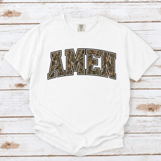 AMEN CAMO UNISEX TEE