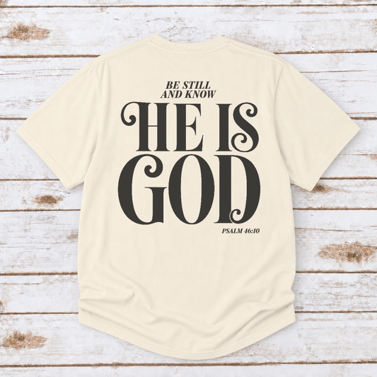 HE IS GOD UNISEX TEE
