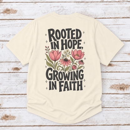 ROOTED IN HOPE UNISEX TEE