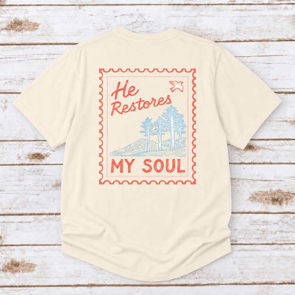 HE RESTORES MY SOUL UNISEX TEE