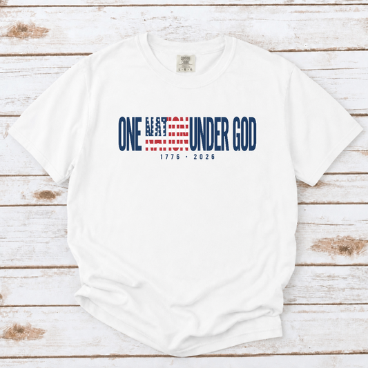 ONE NATION UNDER GOD UNISEX TEE