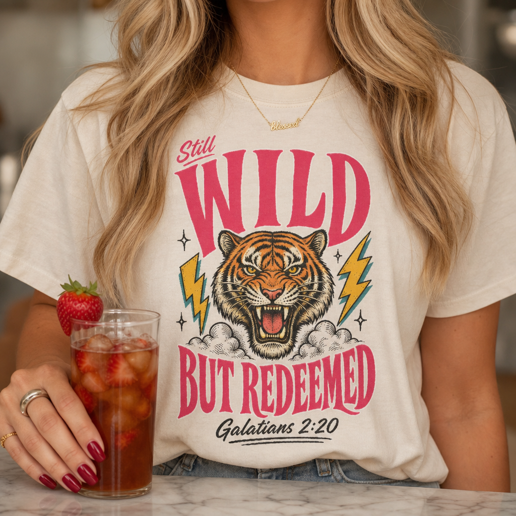 STILL WILD BUT REDEEMED TEE- GALATIANS 2:20