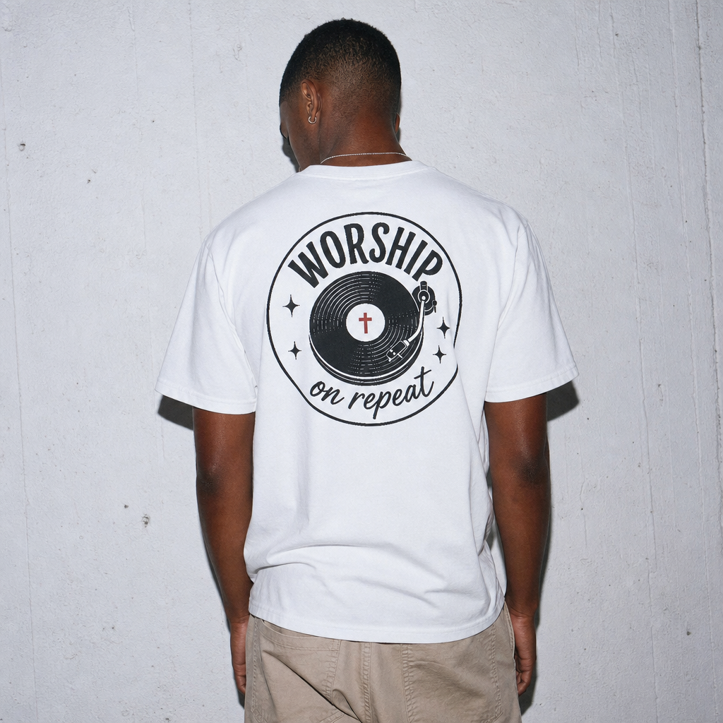 WORSHIP ON REPEAT TEE