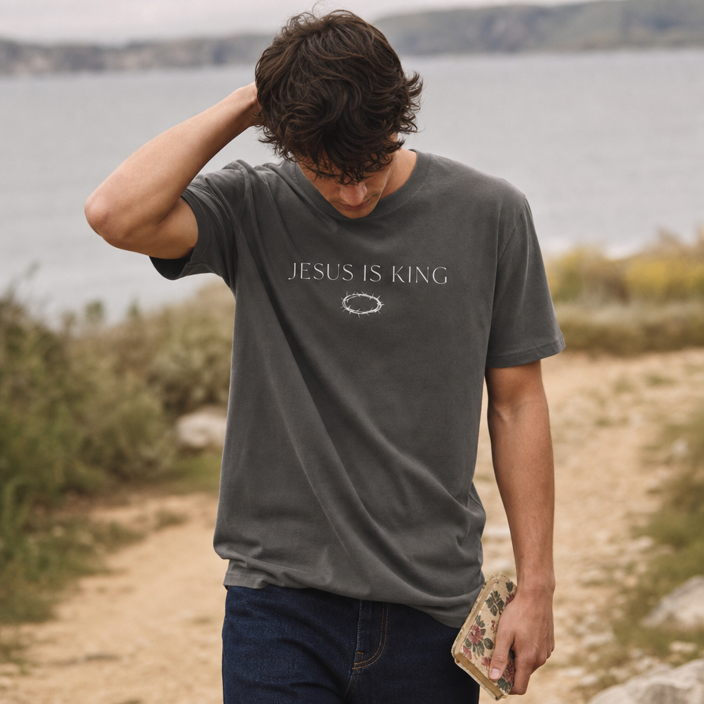 JESUS IS KING UNISEX TEE