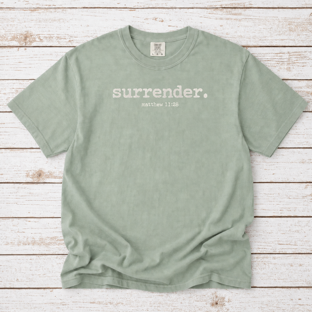 SURRENDER - MATTHEW 11:28 TEE