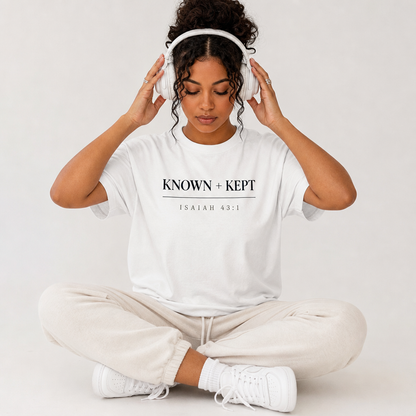 KNOWN + KEPT - ISAIAH 43:1 TEE