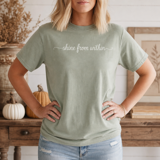 SHINE FROM WITHIN TEE
