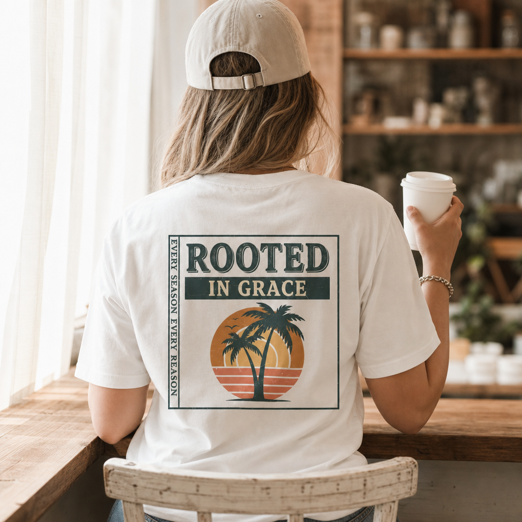 ROOTED IN GRACE TEE- EVERY SEASON EVERY REASON