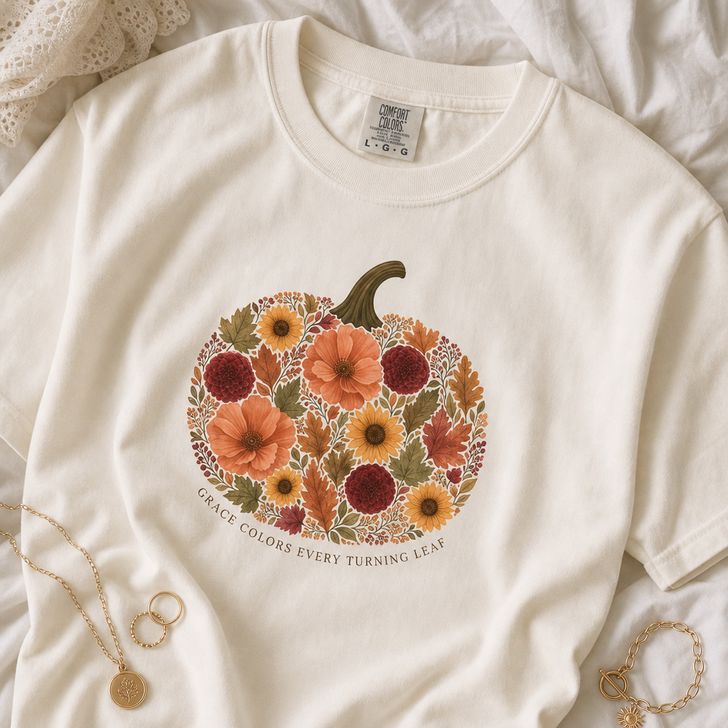 GRACE COLORS EVERY TURNING LEAF TEE